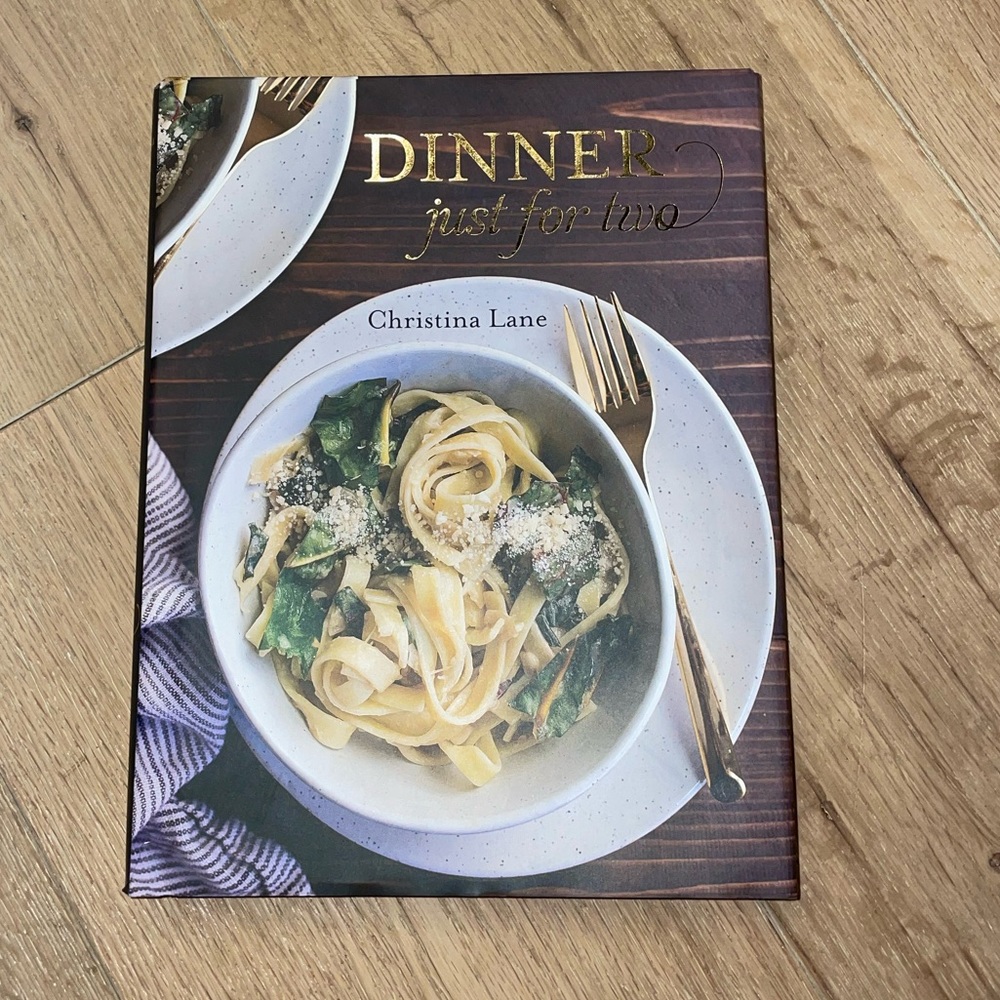 “Dinner just for two” by Christine Lane cookbook 👩‍🍳